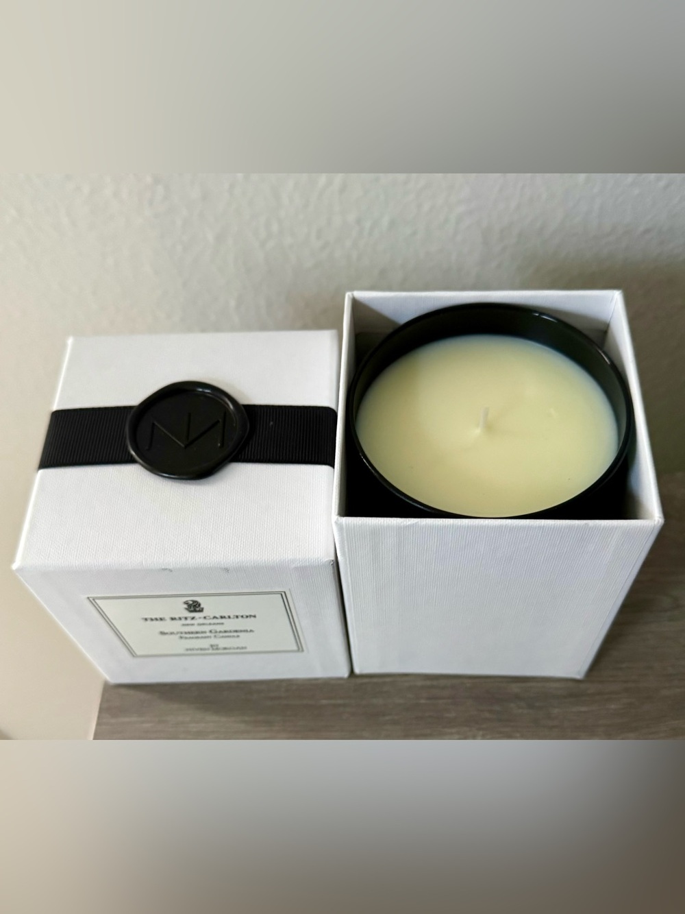 The Ritz-Carlton New Orleans Southern Gardenia luxury scented candle by Niven Mo